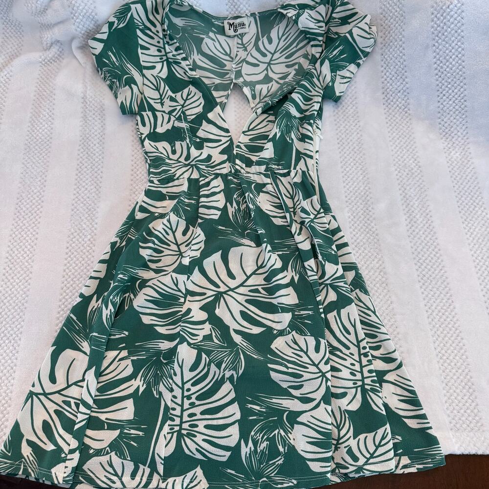 new show me your mumu tropical mini dress size XS extra small
